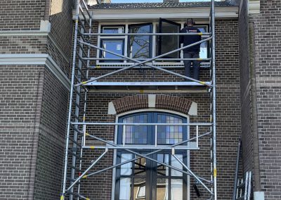 Bengglas geplaatst bij monumentale woning